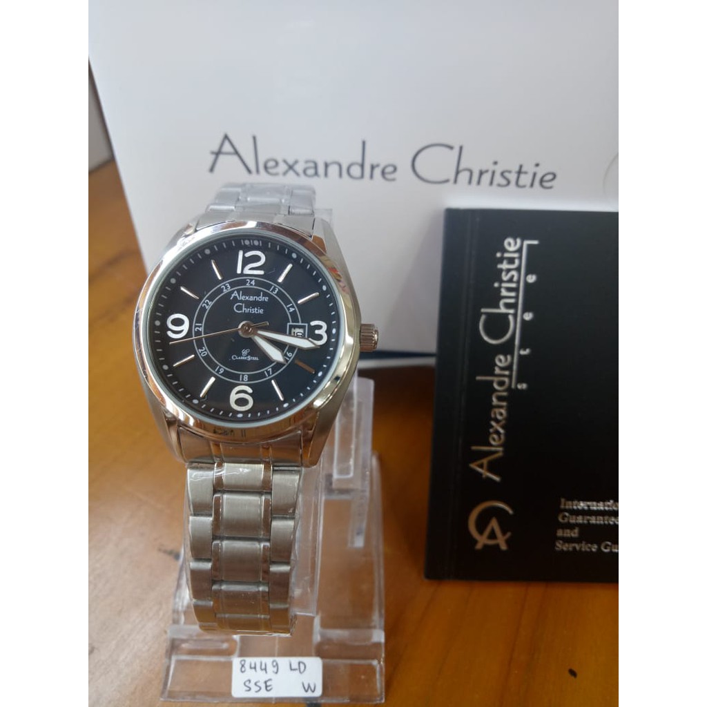 Jam Tangan Wanita Alexandre Christie 8449LD Silver