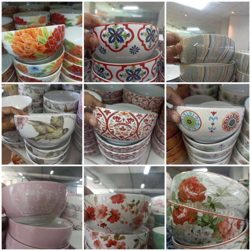 [ Mangkok Cantik Sango ] Mangkok Produksi PT sango Indonesia