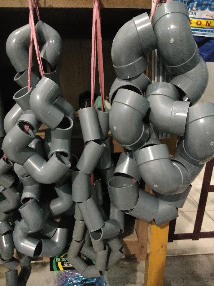 Knee 2 Inchi Trilliun - Elbow Keni Bengkok Sambungan Paralon Pipa Pvc