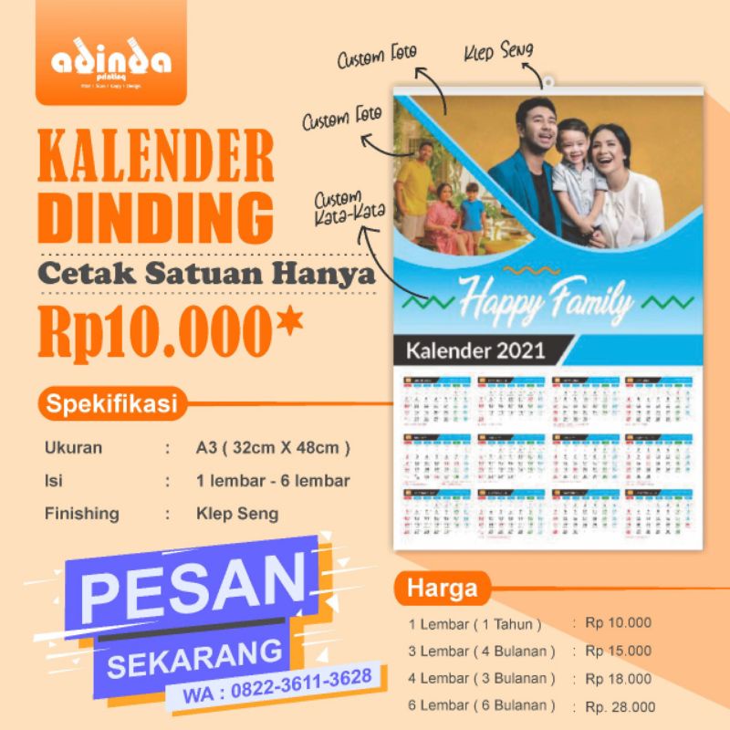 

Kalender custom | KALENDER CUSTOM | Kalender 1 tahun | kalender murah | Kalender foto .
