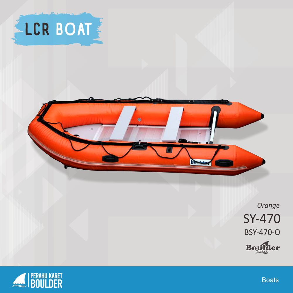 BOULDER INFLATABLE LCR BOAT 470 PERAHU KARET