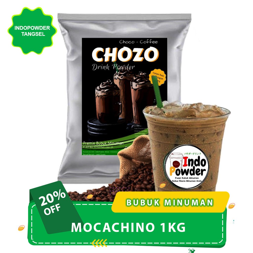 

Bubuk Minuman Rasa Mocachino 1Kg / Bubuk Powder Minuman Kekinian