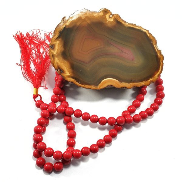 TASBIH BATU MARJAN RED CORAL 99BUTIR