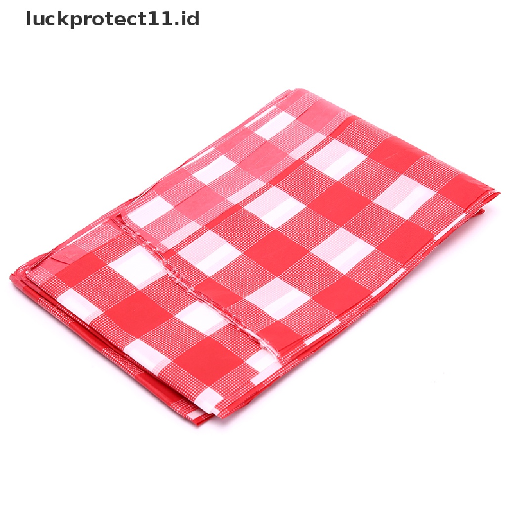 //HG&amp;ID// Disposable Thickening Red Checkered Tablecloth Party Weddings Home Decoration .