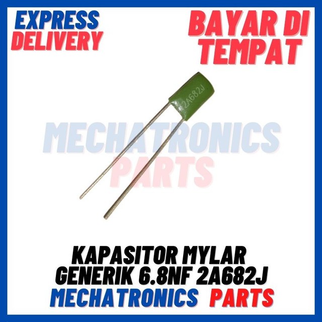 [PAS-9285] KAPASITOR MYLAR GENERIK 6.8nF 2A682J