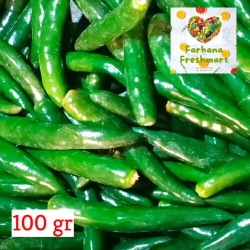

JUAL MURAH CABE HIJAU BESAR PETIK / TW 100 GR