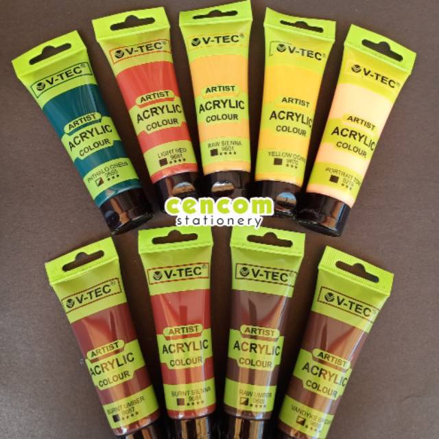 

Acrylic V-Tec 35ml Paint Acrylic Colour PART 2
