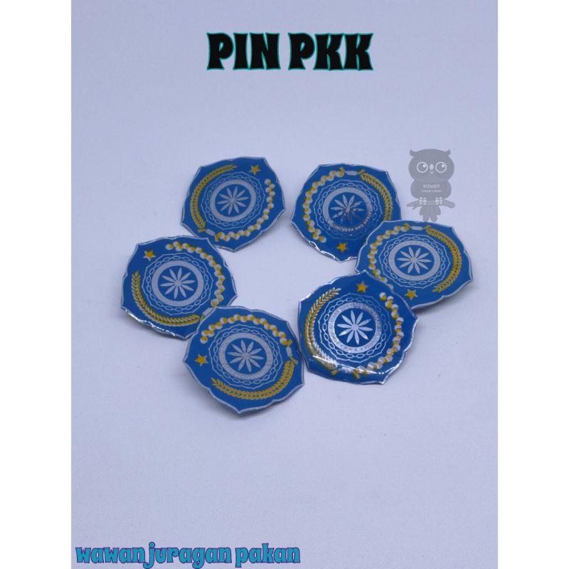 PIN PKK pin pemberdayaan kesejahteraan keluarga, bross pkk