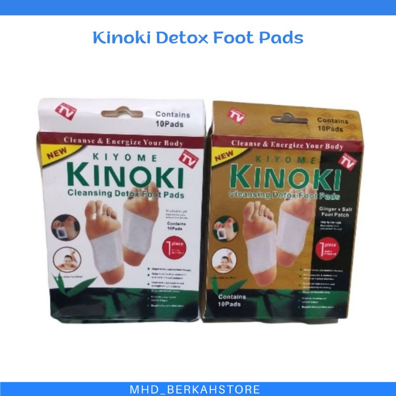 Kiyome Kinoki Gold &amp; White Detox / Detok kaki 1pack/ 10pcs