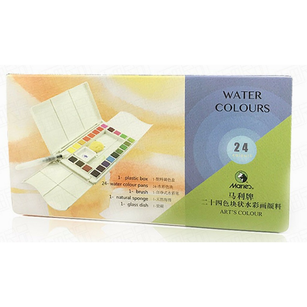 

Minicart 24 Colours Maries Water Colour Set W4024