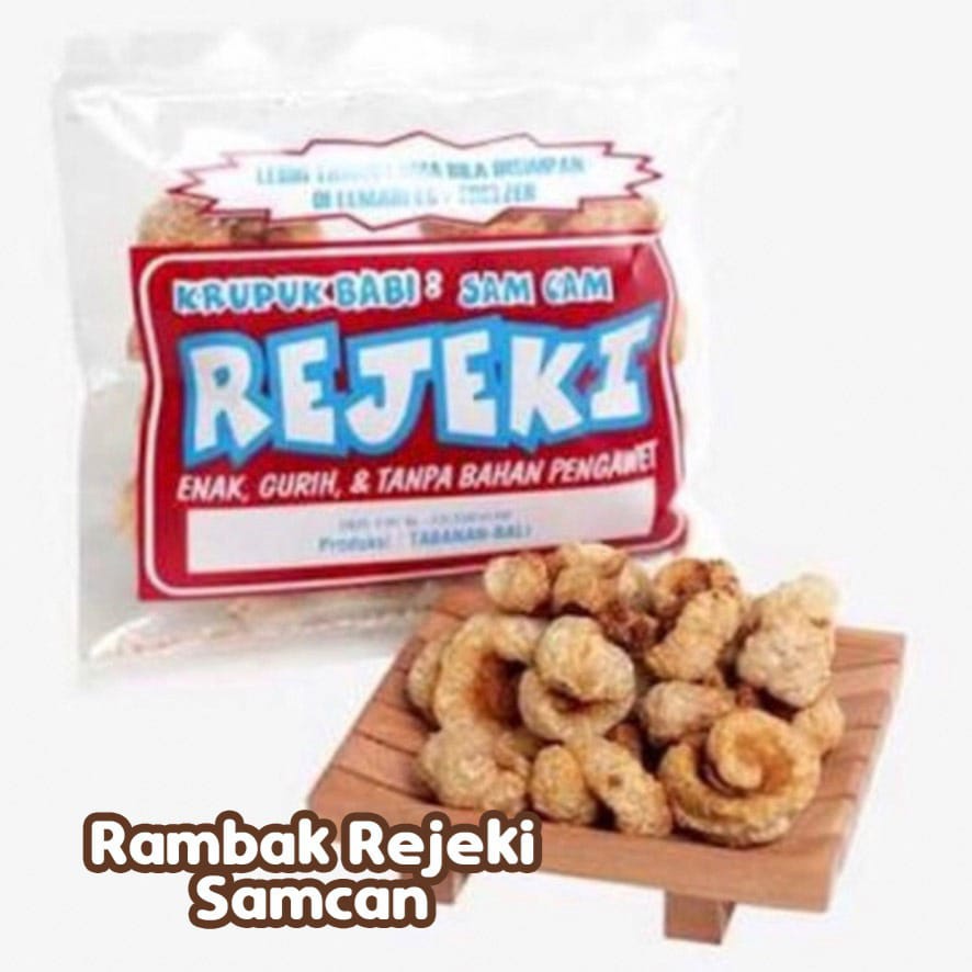 

KERUPUK BABI SAMCAN REJEKI 70gr