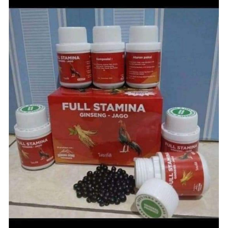 

FULL STAMINA JAMU JAGO GINSENG ISI 150 BUTIR