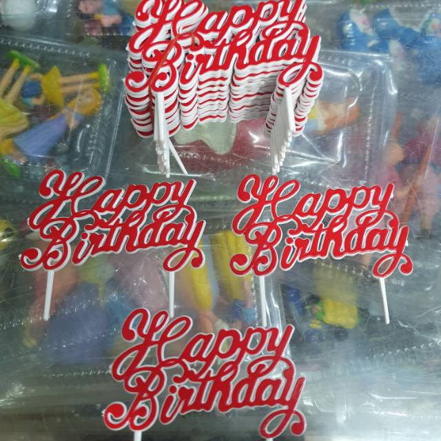 

HIASAN KUE happy birthday untuk kue tart