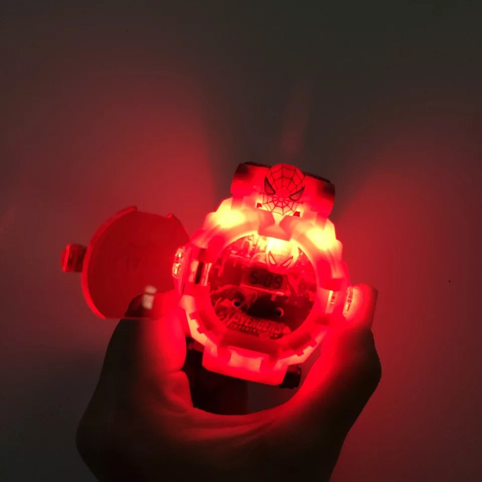 JAM TANGAN ROBOT BATMAN ANAK LAKI LAKI LAMPU BISA NYALA