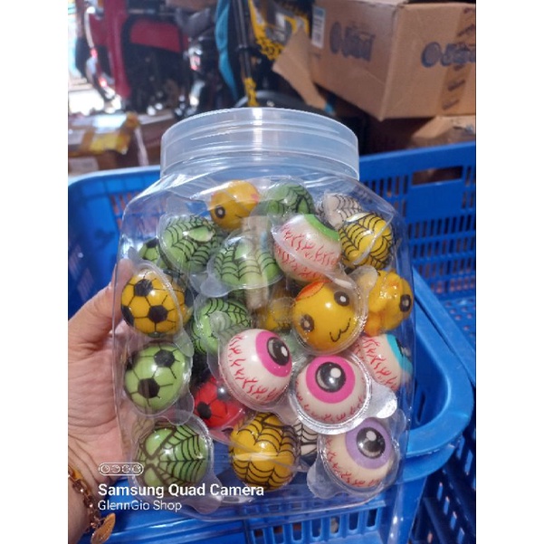 

Permen Lunak Bola bentuk Campur toples isi 50 pcs