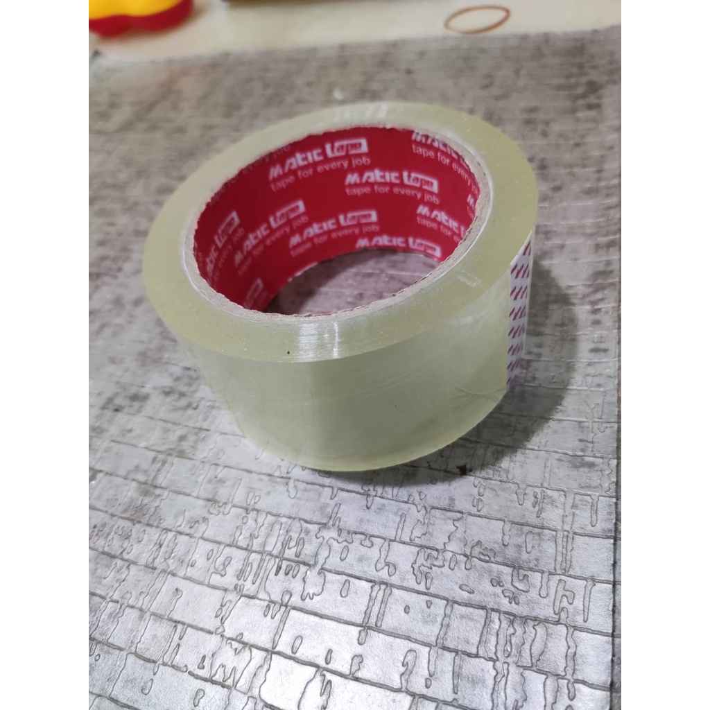 

Lakban Polos BENING MATIC Tape 45mm x 90 Yard - Bening