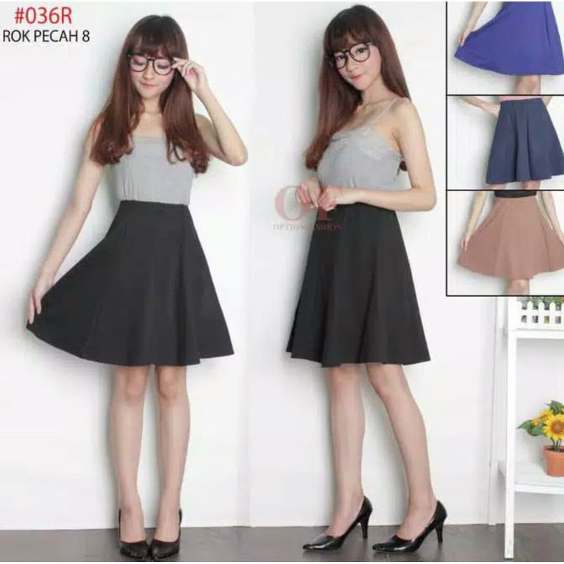 ROK MIDI SKIRT SCUBA