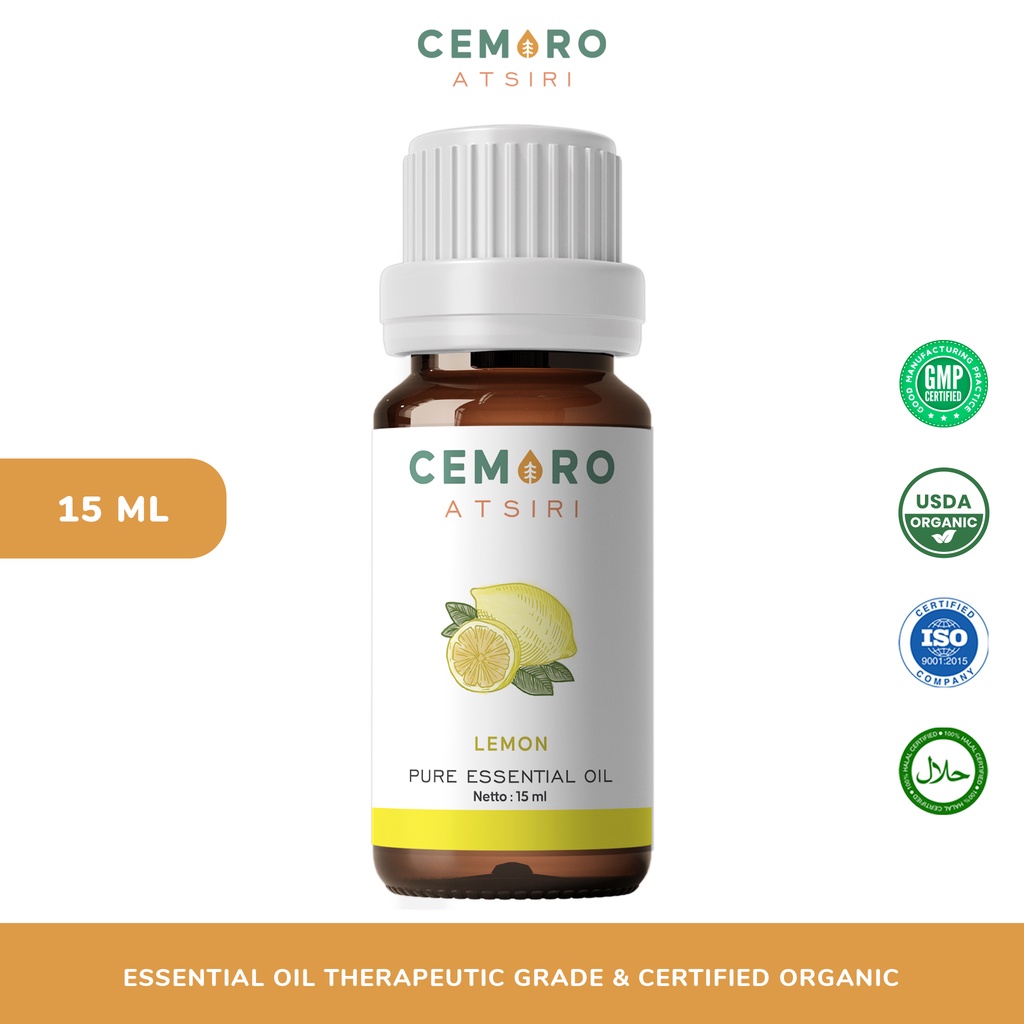 Lemon Essential Oil 15 ML by CEMORO ATSIRI