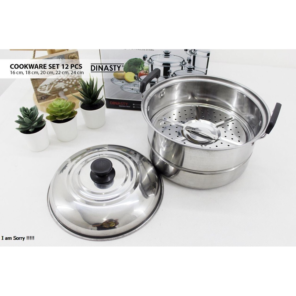 PANCI DINASTY 5 PCS STEAMER / PANCI DINASTY 1 SET ISI 5 MURAH / DANDANG / KUKUSAN / AMERICA HIGH POT