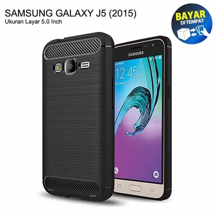 SAMSUNG J2 J3 J3 2016 J4 J6 J5 2015 Silicon Carbon Slim Fit Soft Case Premium