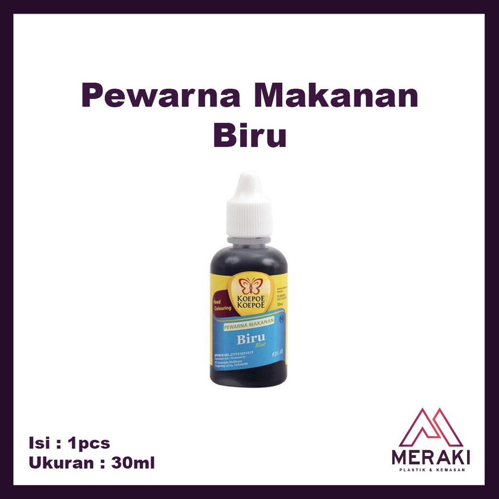 

Pewarna Makanan Koepoe Kupu kupu Biru