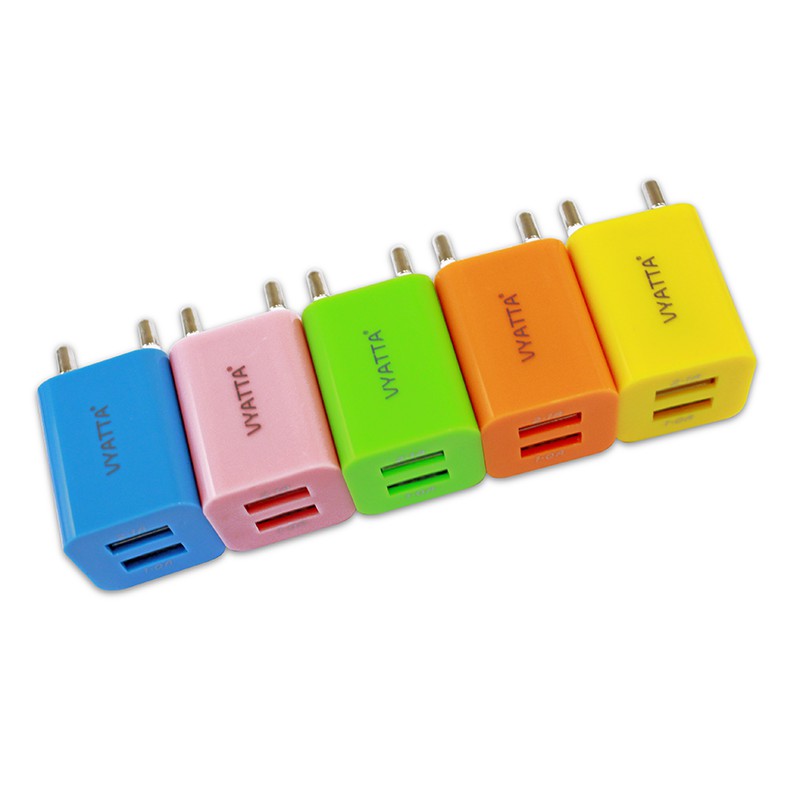 Vyatta Double USB Wall Charger Port Adapter 2.1A &amp; 1A 1 toples