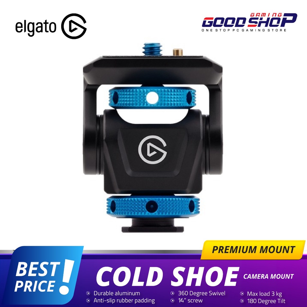 Elgato Cold Shoe Premium Mount for Audiovisual Gear - Mount