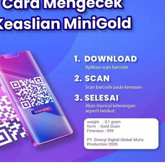 ♗ MiniGold Emas 0.025 Gram 24 Karat ♣