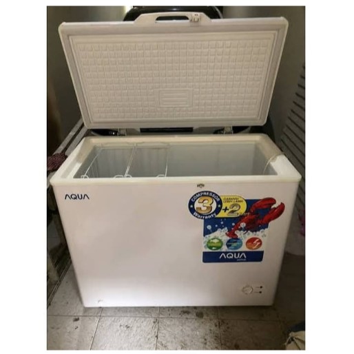 AQUA Chest Freezer / Box Freezer 200 Liter AQF-200 PROMO GARANSI RESMI