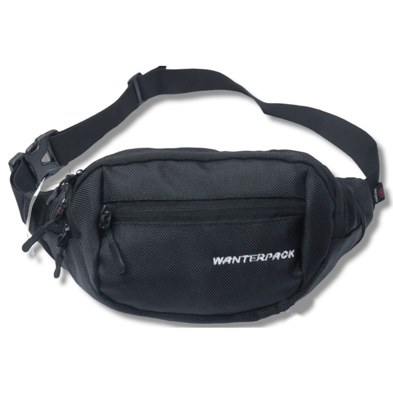 Tas Slempang Pinggang Wanterpack / Tas pria / waistbag pria / tas Distro