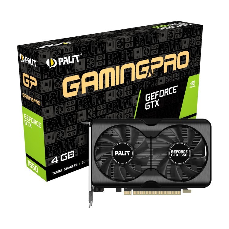 VGA PALIT GeForce GTX 1650 Gaming Pro 4GB DDR6 - PALIT GTX1650 GP 4GB