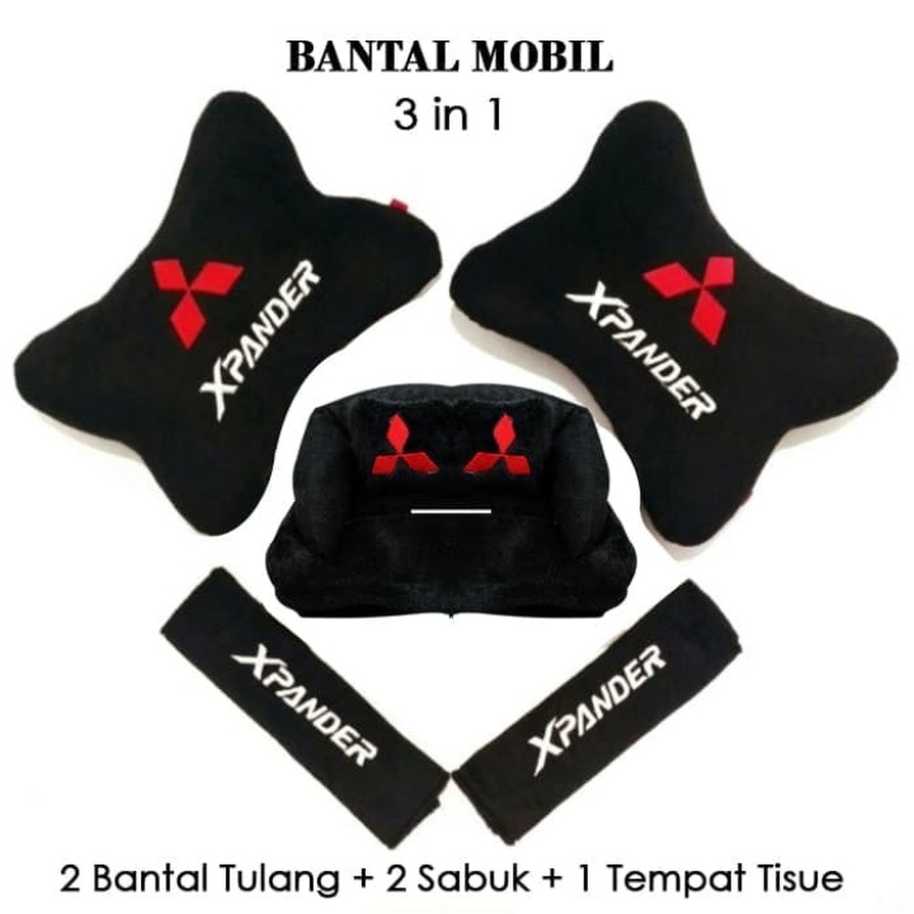 Bantal Mobil Xpander 3 in 1 / Aksesoris Mobil Xpander / Acc Xpander