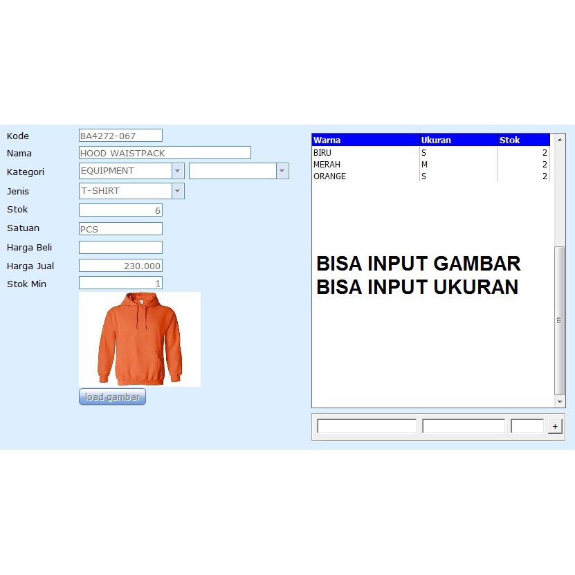 Paket kasir printer thermal scanner barcode program pos toko baju distro butik