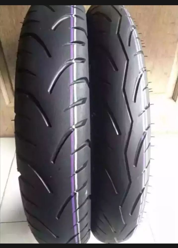 Ban murah Sepasang ban matic tubles tubeless ukuran 90/90 80/90-14 awal matic Ban tubeless