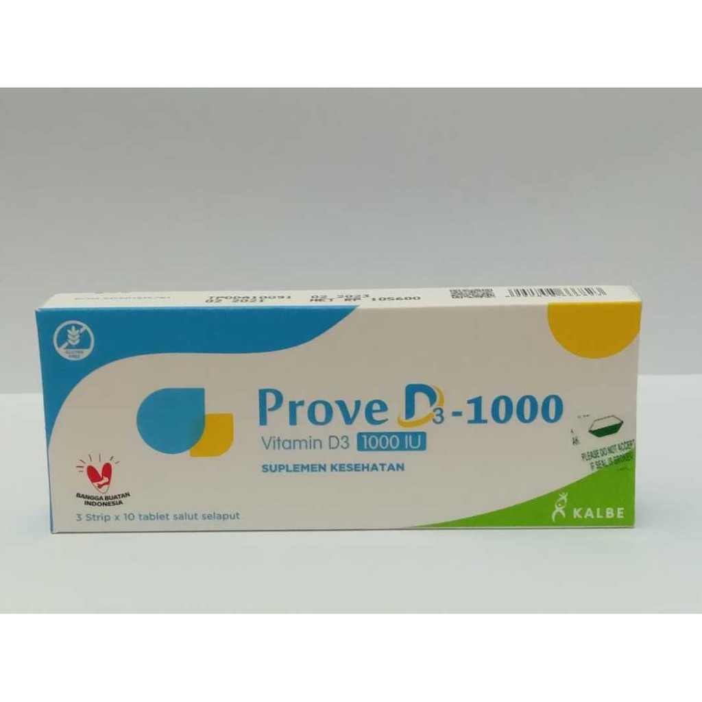 Prove D3 (Vitamin D3) Strip 10 Tablet