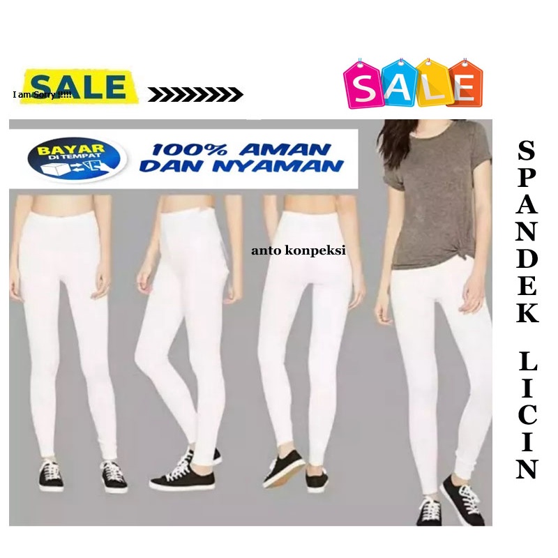 Leging Wanita Tebal Std &amp; Jumbo Allsize (L-XL) Bisa buat olahraga / Legging Panjang Jersey Premium