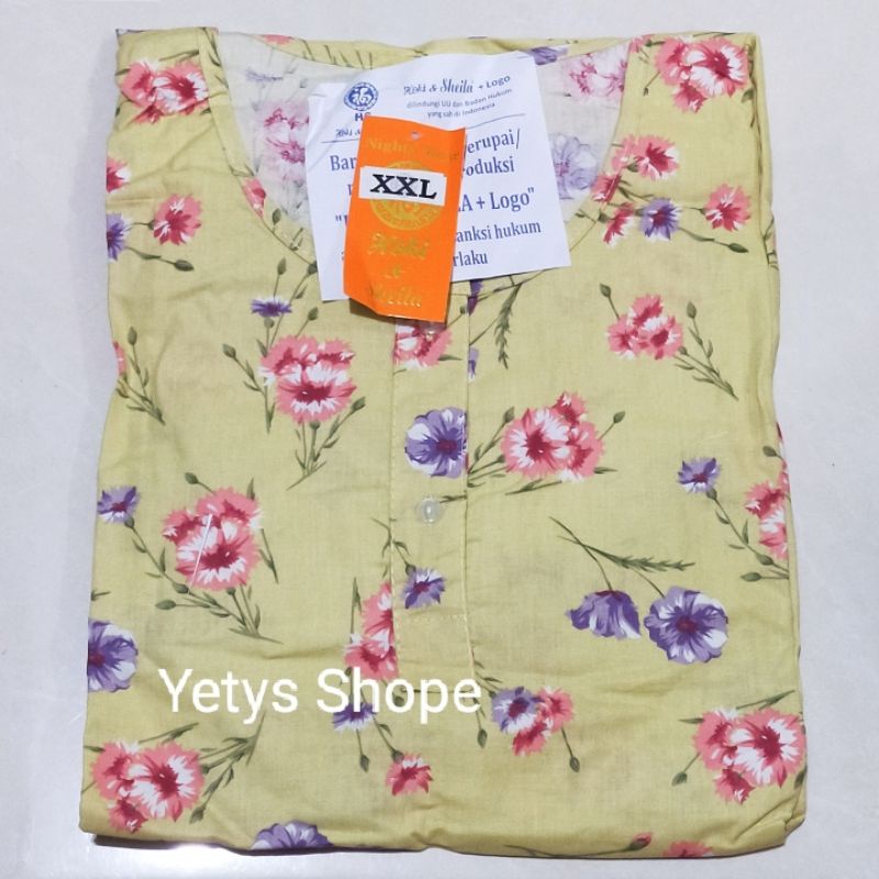 Hoki&Sheila Jumbo LD120 C3/4 Baju Tidur Piyama Fit XXL [Part 1]-Krisan2 HS Coksu