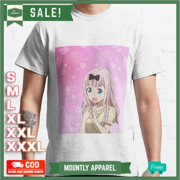 Kaos Baju Chika Fujiwara Kaguya-sama Waifu Premium T-Shirt