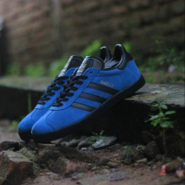 ADIDAS GAZELLE BLUE BLACK ORIGINAL