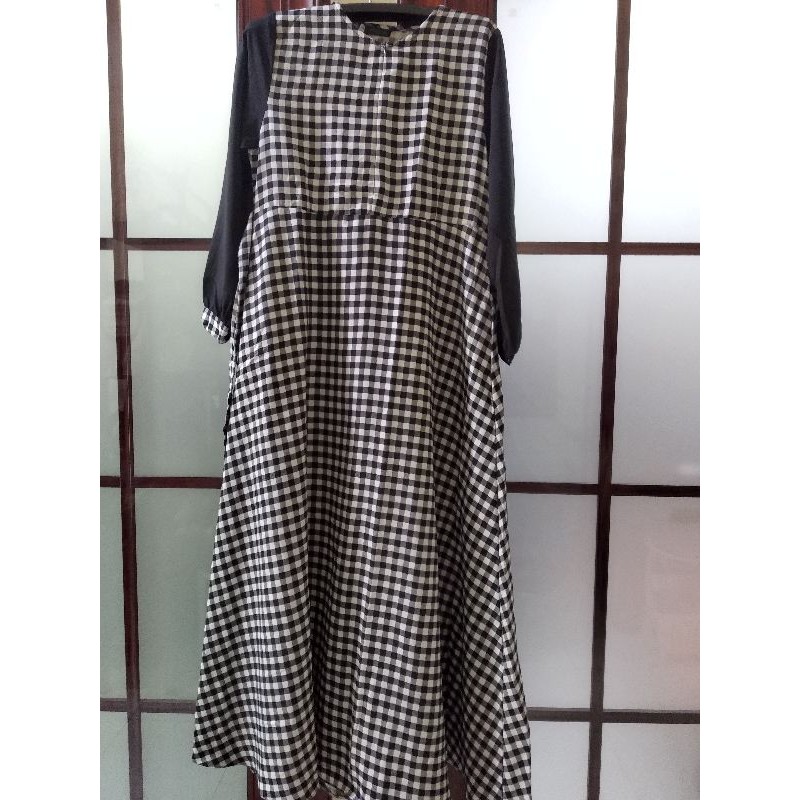 Preloved gamis set hijab syari merk mumtaza hijab