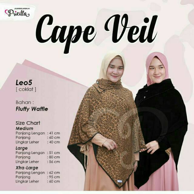 Cape veil pricilla leopard