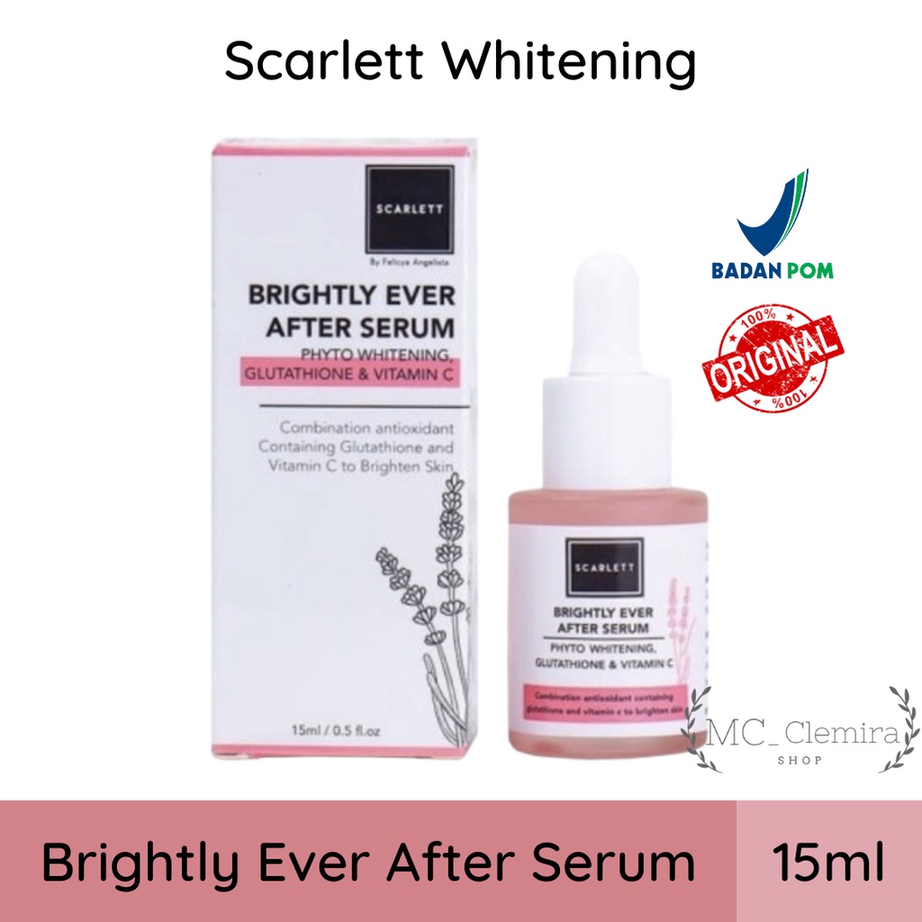 Scarlett Whitening Brightly Ever After Serum 15 ml BPOM Asli Original