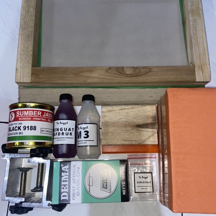 

PAKET ALAT SABLON KERTAS - PEMULA KAYU PAPER BAG PAPERBAG termurah umk