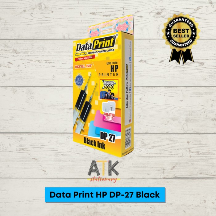 

s40dhts Tinta Suntik Data Print Hitam Dp 27 - Printer Hp Atk E57Dtgfe