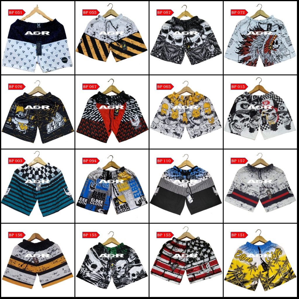 CELANA BOXER PRIA DEWASA DISTRO PANTAI BAHAN COMBED