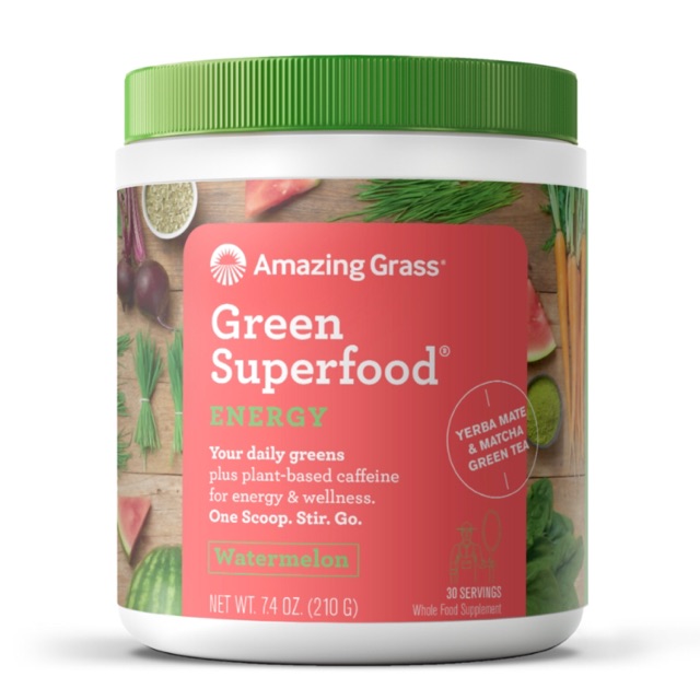 

Amazing Grass Green Superfood Energy Watermelon 210gr veggies caffeine