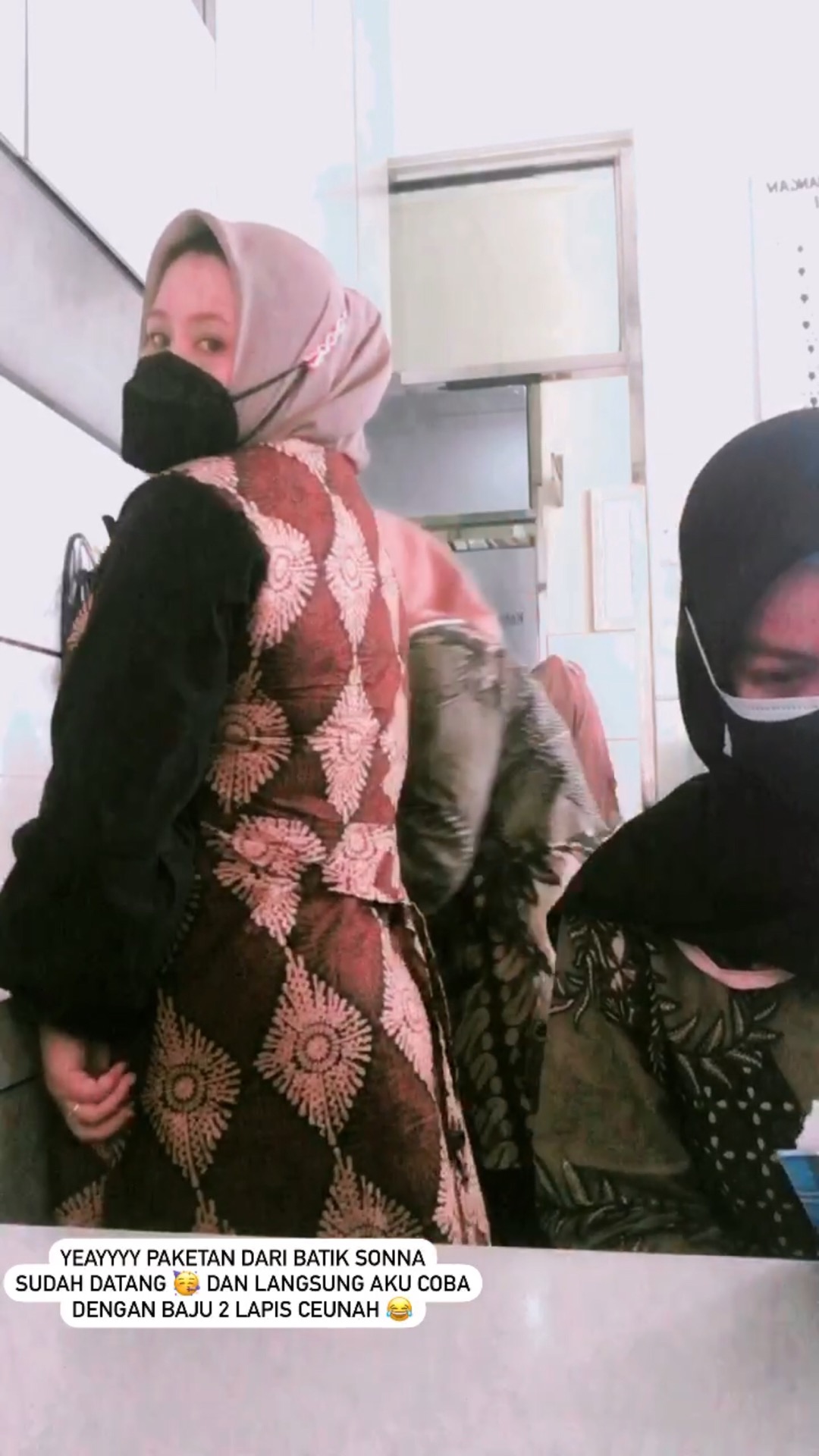 S M L Xl Xxl 3l 4l 5l Tunik Batik Wanita Diana