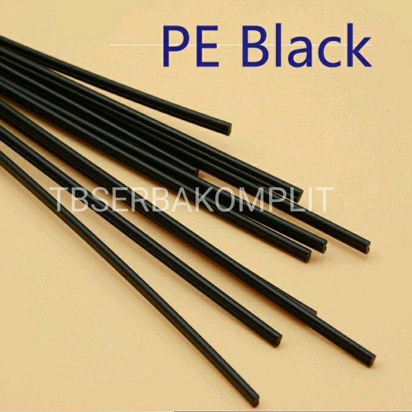 Kawat Las Plastik PE Impor Import Plastic Welding Wire Rod HDPE Polyethylene Black Hitam