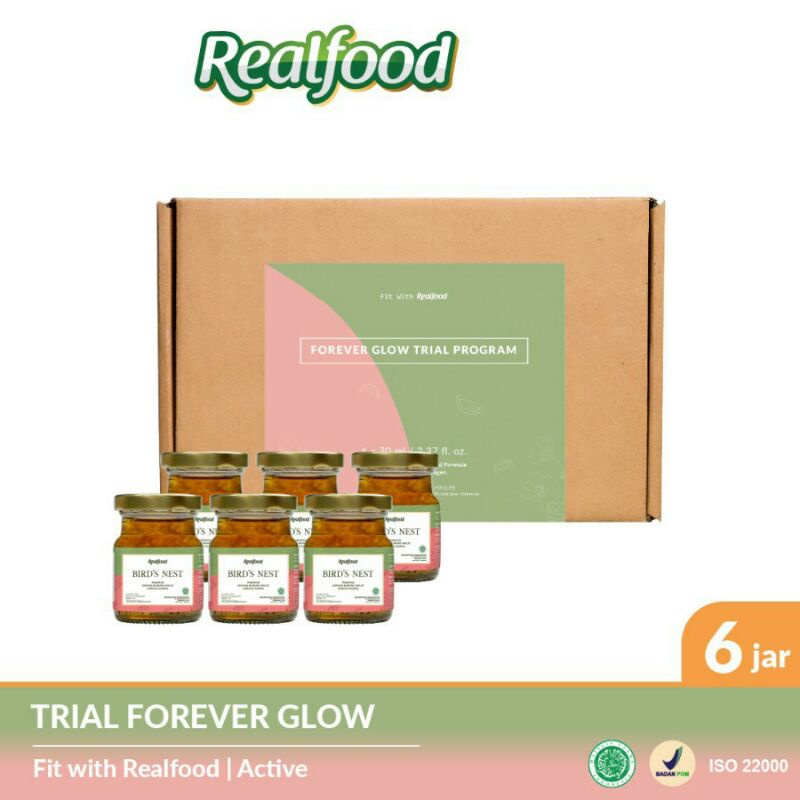 

REALFOOD FOREVER GLOW MINUMAN SARANG BURUNG WALET 6 BOTOL