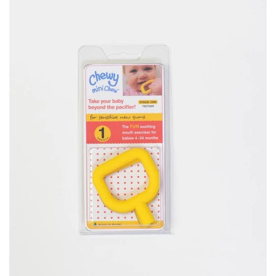 Mini Chew, Alat kunyah (teether) bayi dan anak alternatif chewy tube latih makan stimulasi oral - Therapy Tools